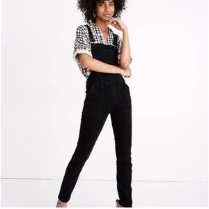 Madewell Denim Lunar Wash Skinny Denim Overalls XS